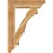 Ekena Millwork Balboa Slat Rough Sawn Bracket w/ Offset Brace, Western Red Cedar, 8"W x 30"D x 42"H BKT0806X30X42BOA06RWR - alternate 2